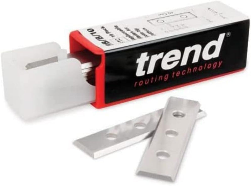 Trend Professionelles Rota-Tip-Klingen-Set, 10 Stück, 50 mm Länge x 12 mm Breite x 1,7 mm Dicke, RB/