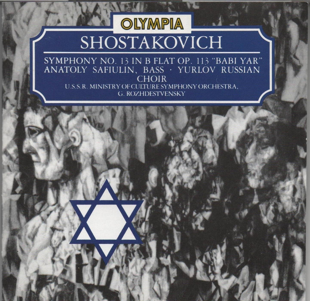 Symphony No. 13 Op 113 'Babi Yar', Audio-CD