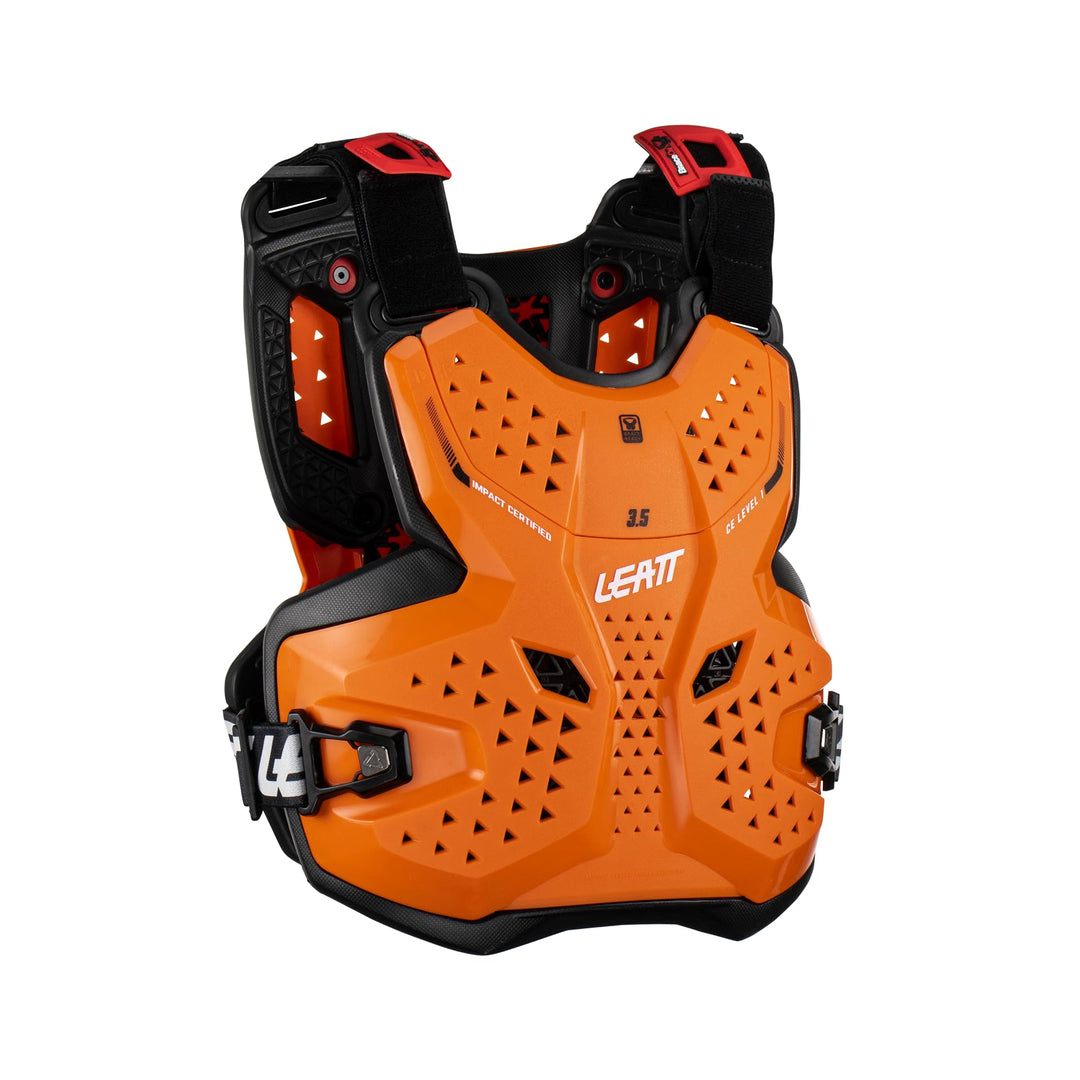 Leatt Jungen 3.5 Ultra belüftetes Schutzgeschirr mit weichen Schaumstoffeinsätzen für Babys L-XL Ora