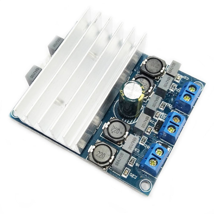 HiLetgo TDA7492 D-Klasse Hochleistungs-Digital-Verstärkerplatine, 2 x 50 W, mit Kühler