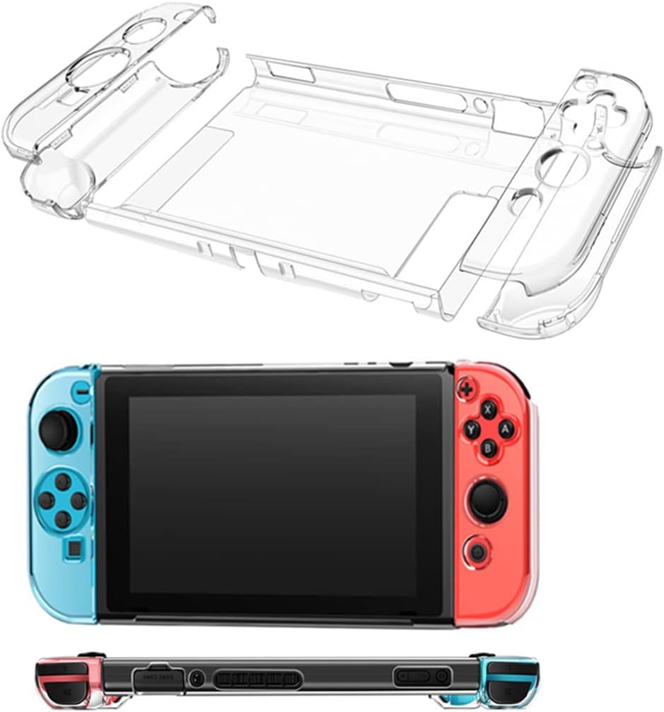 Hülle für Nintendo Switch TPU-Hülle für Nintendo Switch-Zubehör,Durchsichtige Hülle für Switch und J
