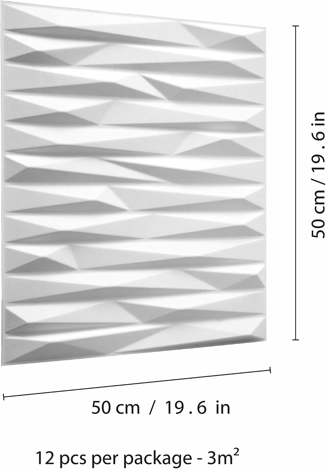 3D-Wandpaneel für Wanddekoration, Wandverkleidung, Wallart, I, 12 Bögen, 3D, Valeria, für Wanddekora