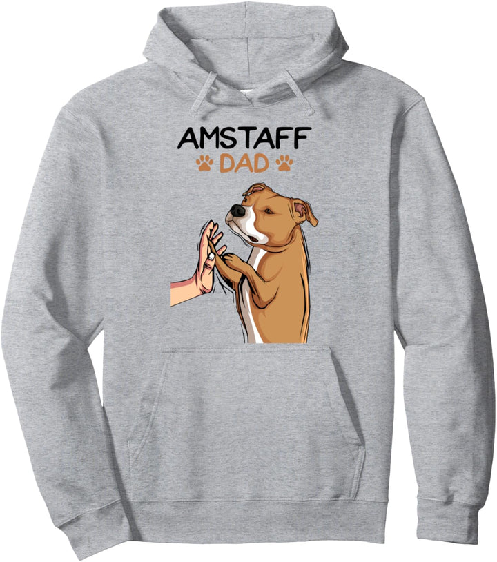 American Staffordshire Terrier Amstaff Papa Hunde Pullover Hoodie