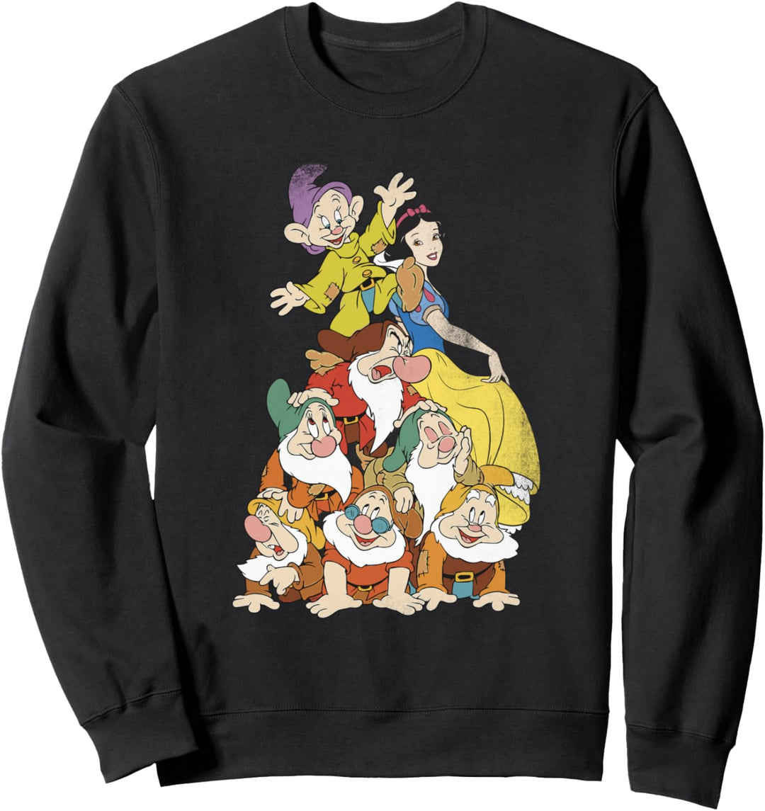Disney Snow White Seven Dwarf Stack Sweatshirt