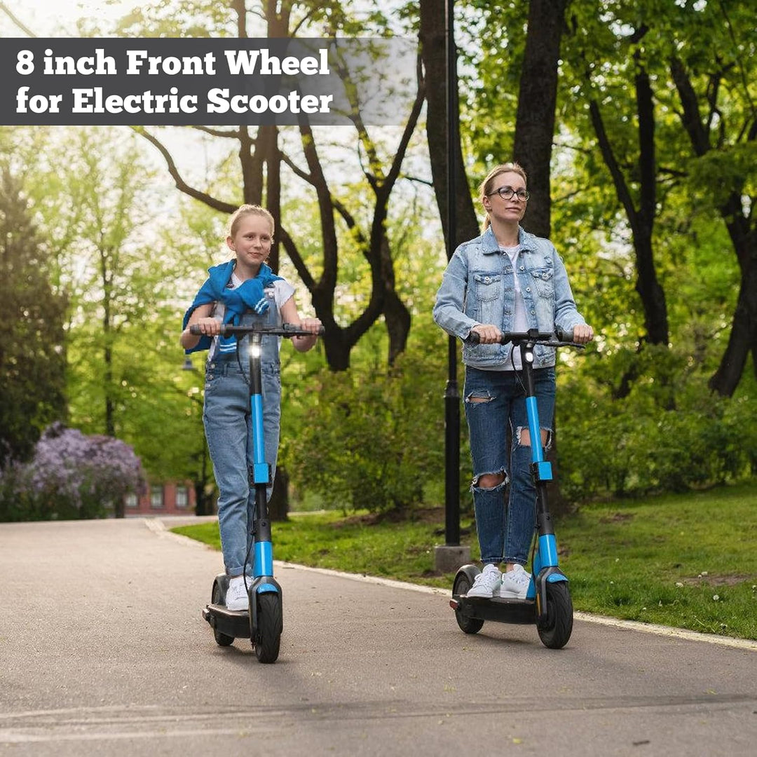 LEKEFETO Elektroroller Vollgummireifen für Elektro Roller Vorderrad, 8 Zoll Vollreifen, 200x50 mm An