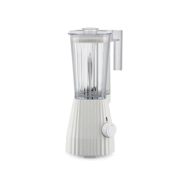Alessi Plissé MDL09 W - Standmixer mit Abgestufter Karaffe, Thermoplastisches Harz, Europäischer Ste