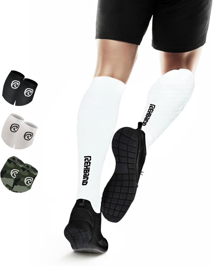Rehband Kompressionsstrümpfe Herren & Damen, 1 Paar, Kompressionssocken Sport, Stützstrumpf 15-20 mm