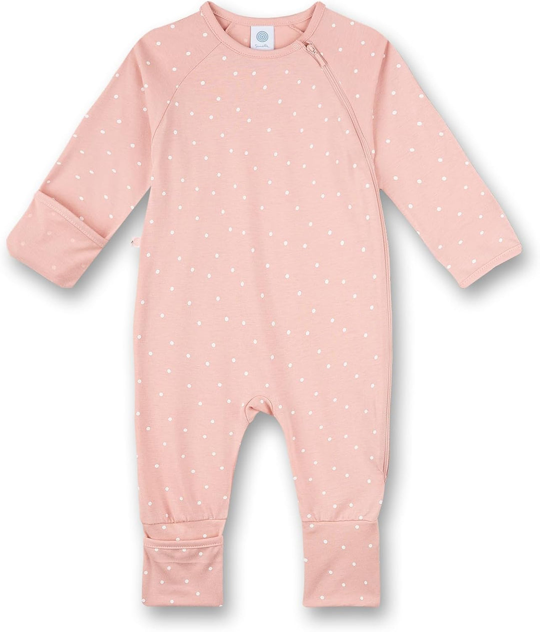 Sanetta Baby - Mädchen rompertje Roze Baby und Kleinkind Schlafanz ge, Silver Pink, 56 EU 50 Rosa, 5