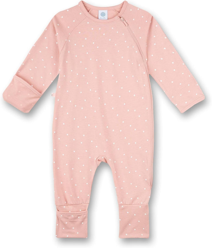 Sanetta Baby - Mädchen rompertje Roze Baby und Kleinkind Schlafanz ge, Silver Pink, 56 EU 50 Rosa, 5