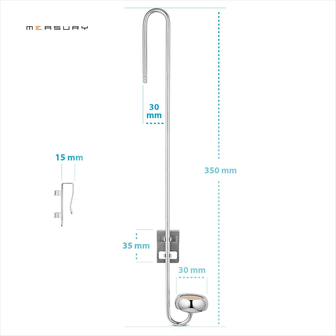 Measury CO2 Diffusor Aquarium aus Edelstahl, Diffuser Aquarium - 350mm 35 cm, 35 cm