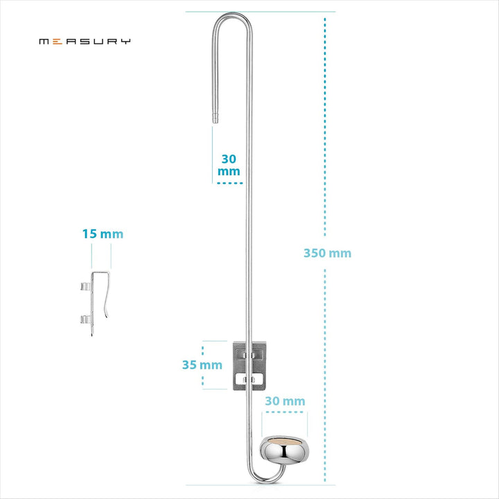 Measury CO2 Diffusor Aquarium aus Edelstahl, Diffuser Aquarium - 350mm 35 cm, 35 cm