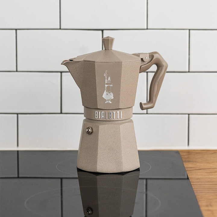 Bialetti Moka Exclusive Octagonal Induction – Espressokocher aus Aluminium und Stahl, Farben Silver