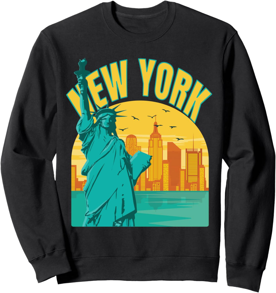New York Landmark Freiheitsstatue, New York, Souvenir Sweatshirt