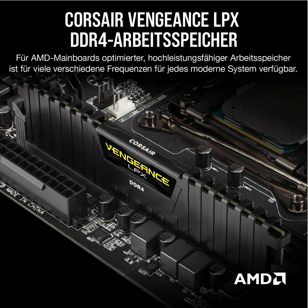 Corsair Vengeance LPX 32GB (2 x 16GB) DDR4 3600MHz C18, High Performance Desktop Arbeitsspeicher Kit