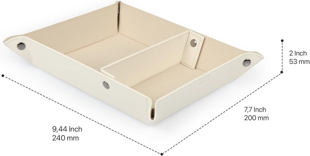 Londo Leder Taschenleerer - Vide Poche - Ledertablett Organizer, Praktische Aufbewahrungsbox - für G