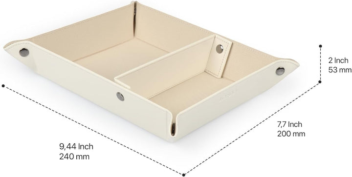 Londo Leder Taschenleerer - Vide Poche - Ledertablett Organizer, Praktische Aufbewahrungsbox - für G