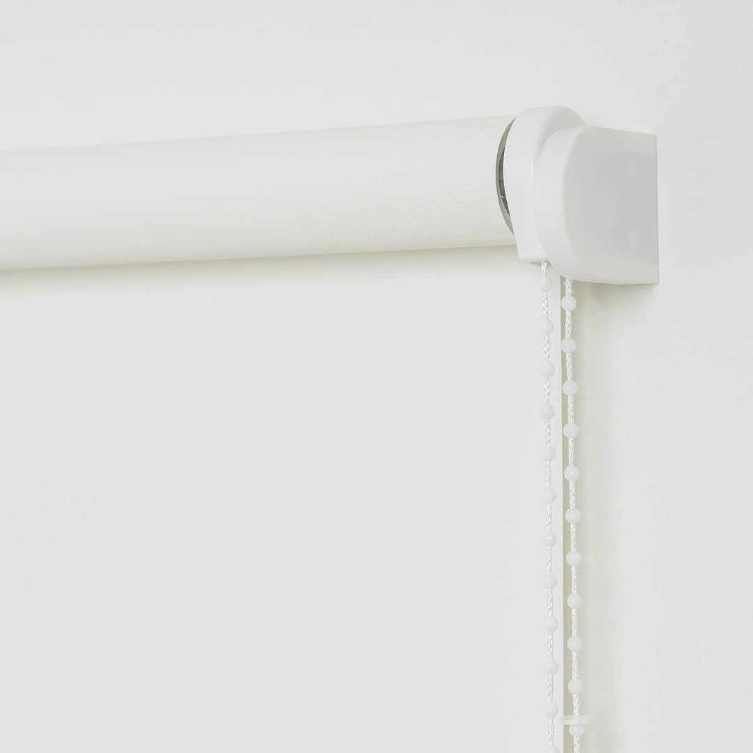 Liedeco® Rollo, Fenster Rollo, Kettenzug-Rollo / 162 x 180 cm (Breite x Höhe), weiss / lichtdurchläs