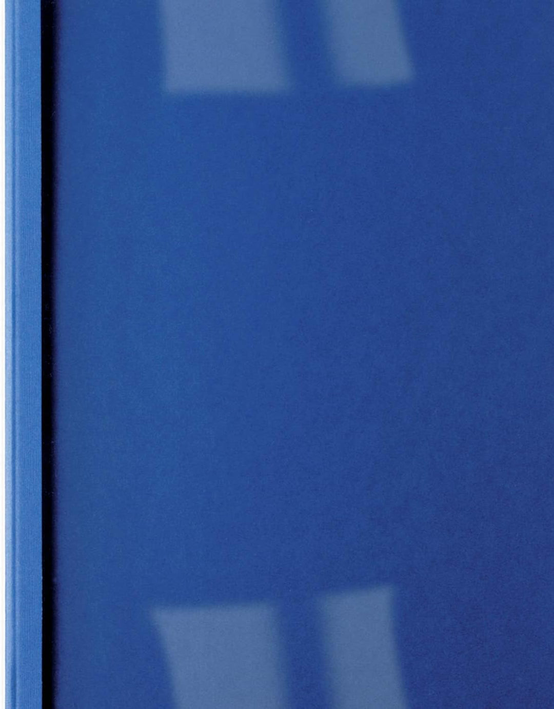 GBC LeatherGrain Thermo-Bindemappen, 100 Stück, A4, königsblau, 3mm königsblau 3 mm, königsblau 3 mm