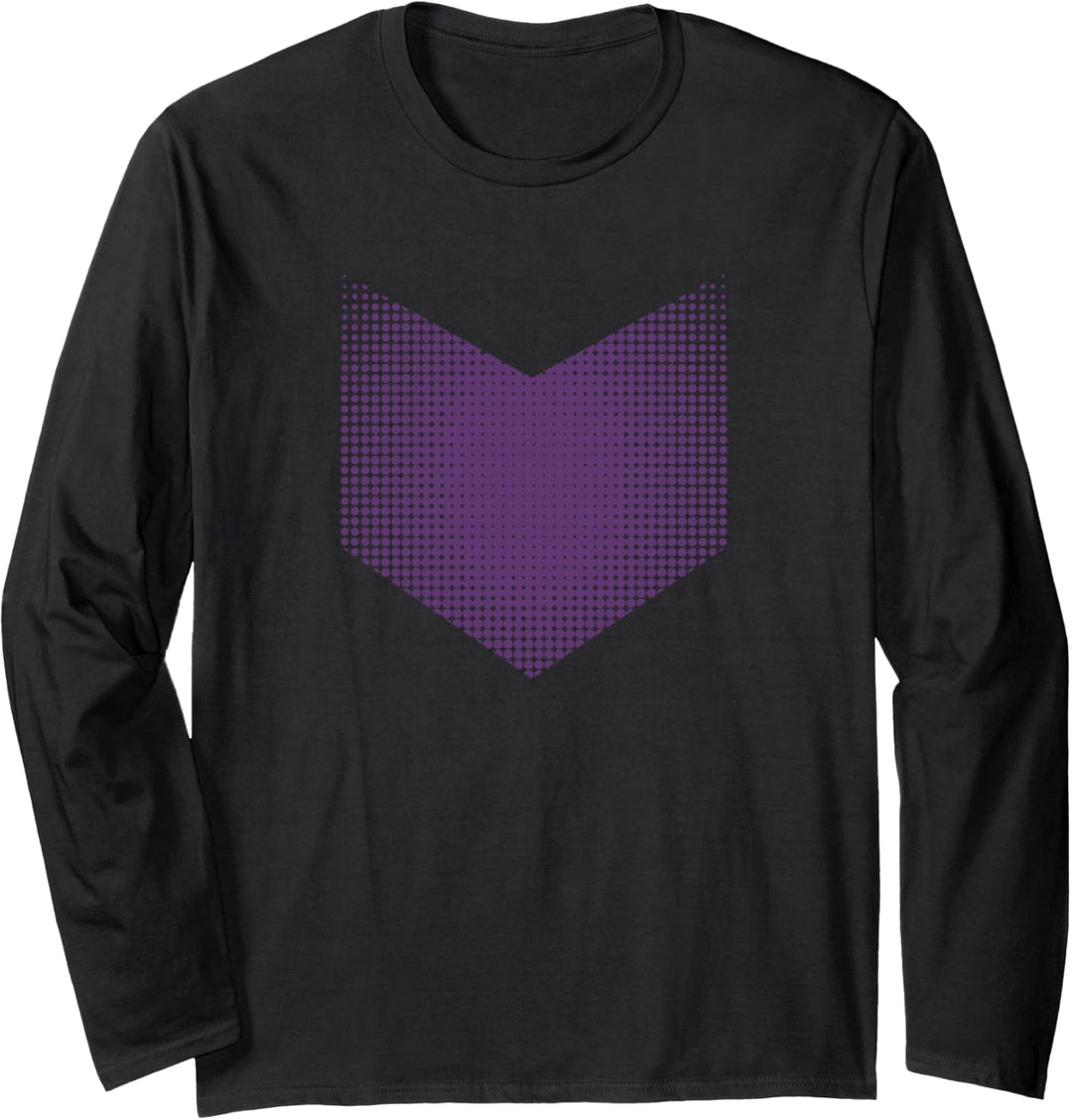 Marvel Hawkeye Series Halftone Purple Arrow Langarmshirt