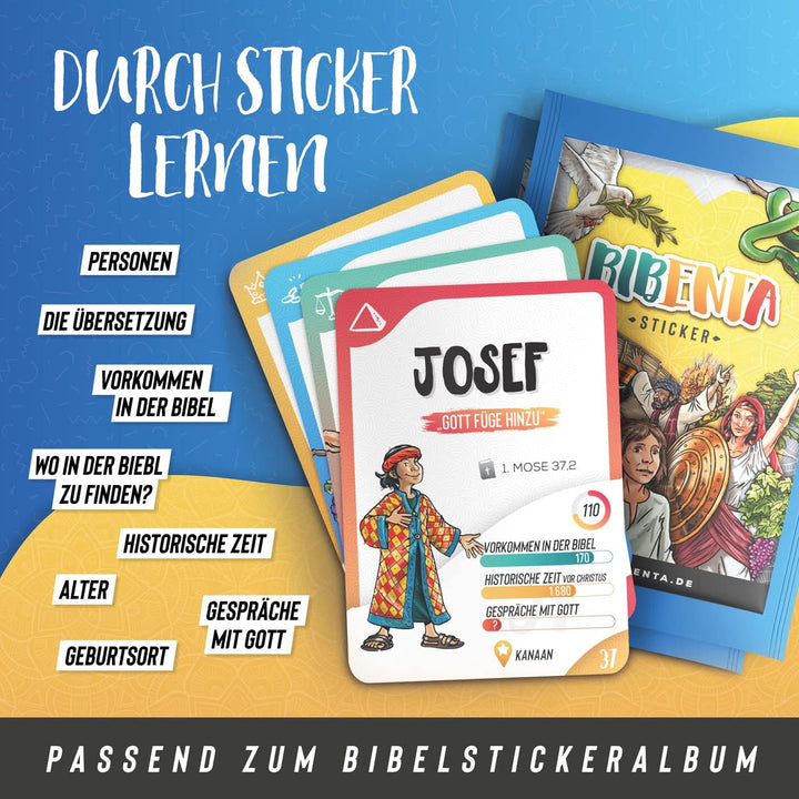 Bibenta Stickertüten Interaktive Kinderbibel (Dispenser 100 Sticketüten Booster), Dispenser 100 Stic