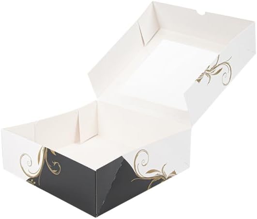 Box Square Canal mit Sichtfenster – 50 Stück. 23 x 23 x 7,5 cm. 23x23x7,5 CM, 23x23x7,5 CM