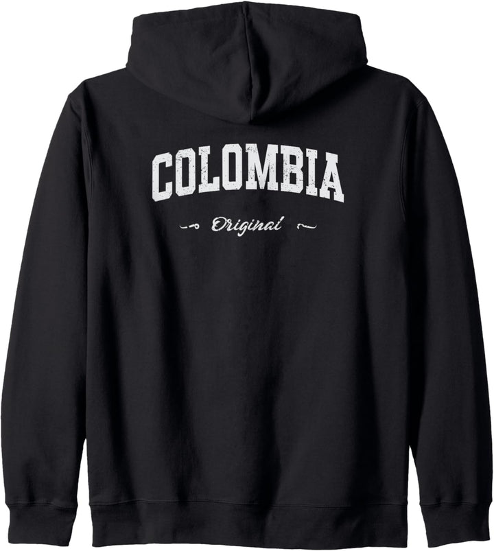 Kolumbien Sport Souvenir Fanartikel Design Kapuzenjacke
