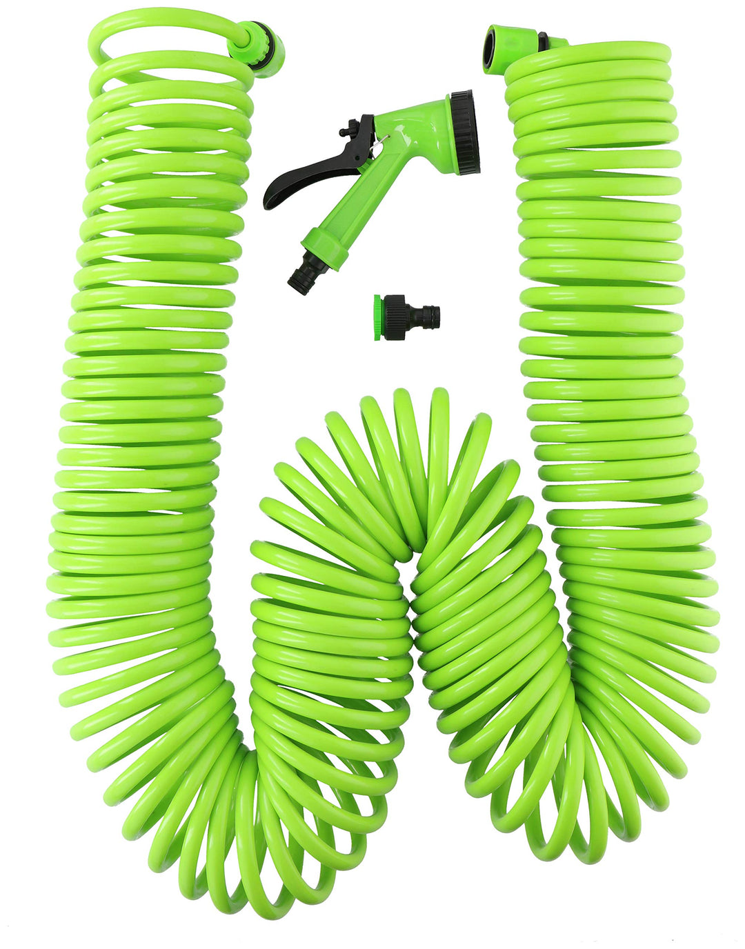 Kinzo 2822875 Set 30 mit Brauseschlauch Spirale mit 5 Funktionen, Anschluss Wasserhahn 1/2 Zoll Mehr