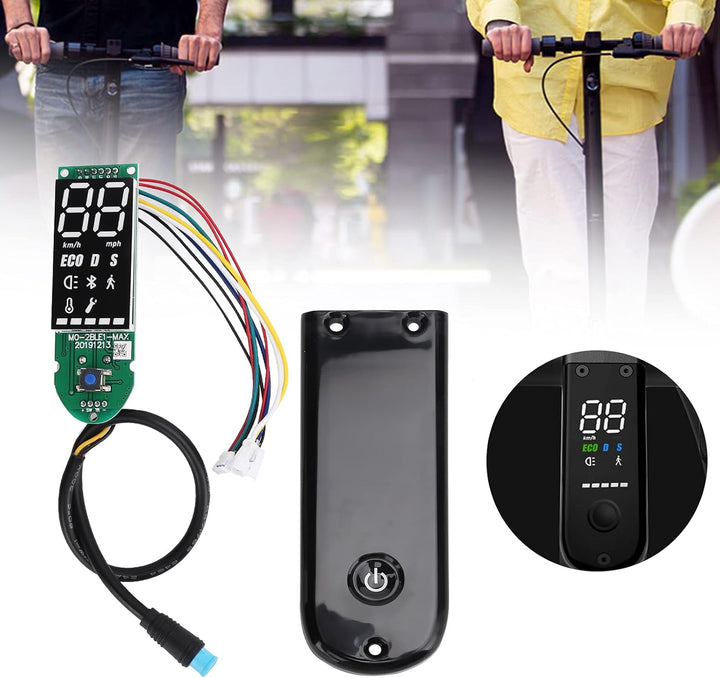 KIMISS Elektroroller BT, Armaturenbrett mit Display Panel G30d Display Digital 2 Cover für G30