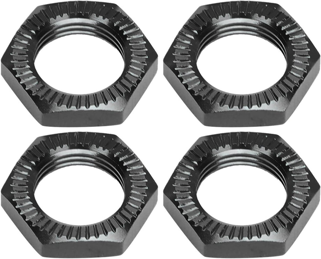 Alomejor 4 Stück Radnabenverlängerung RC 17 mm Sechskant 23 mm Radverlängerungsadapter Sechskantschr