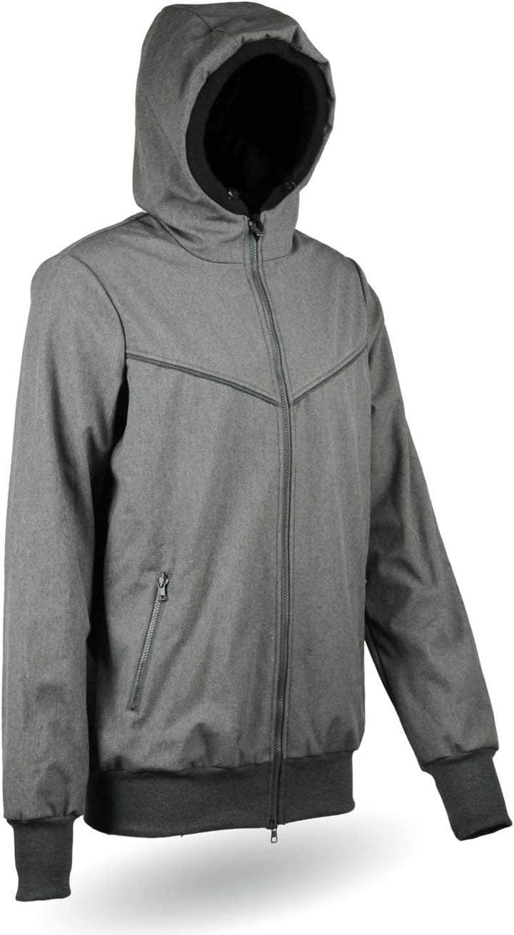 Viva la Mama - Männerjacke zum Babytragen aus Softshell - Explorer S Anthrazit, S Anthrazit