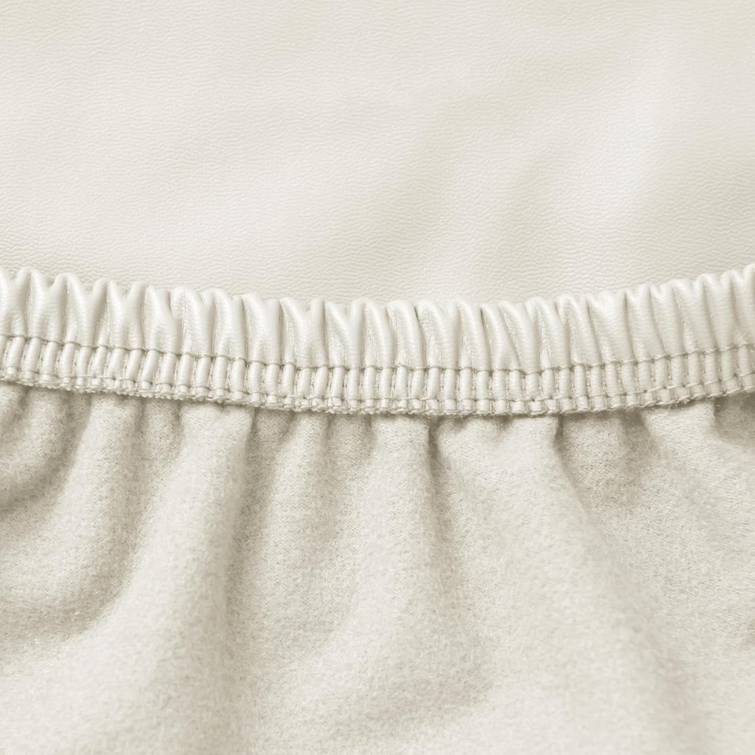 iEventStar Stuhlhussen Kunstleder PU Leder Lederoptik Wasserdicht Stuhlbezüge Sitzfläche Stuhlbezug