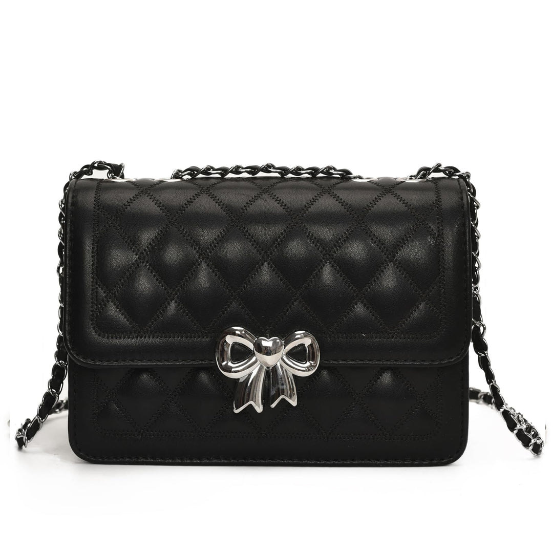 Travistar Damen Umhängetasche Kleine - Kette Schulterriemen Crossbody Bag - Lingge Tasche Schulterta