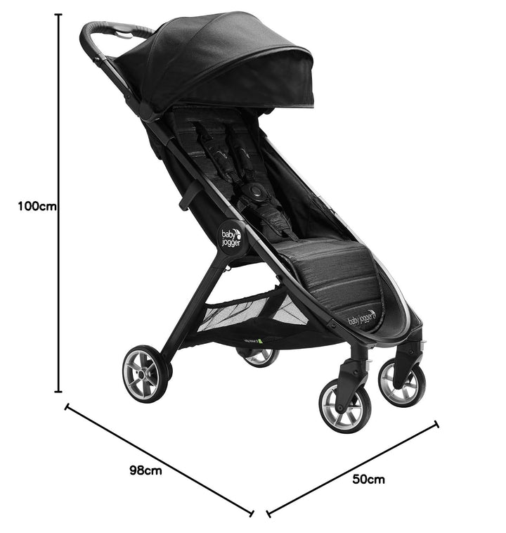 Baby Jogger City Tour 2 Reisebuggy | Kleiner, leichter und kompakter Buggy mit Einhandfalt | Pitch B