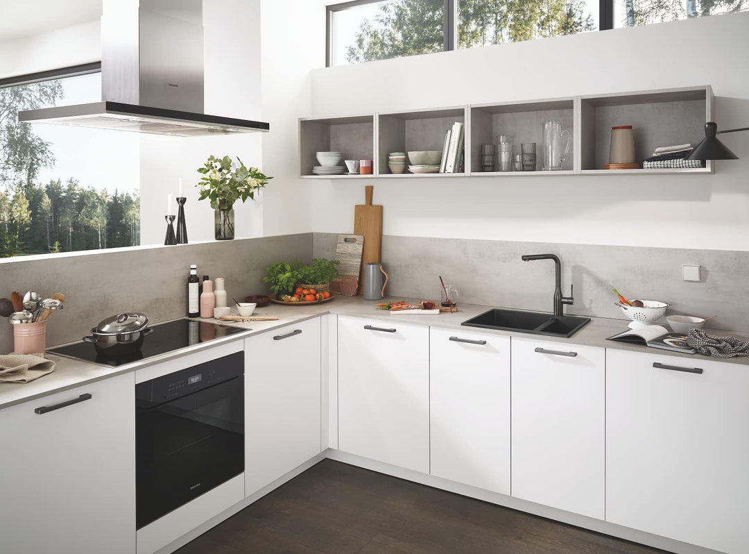 GROHE 31648AP0 K500, Kompositspüle, 66 x 54,5 x 29 cm, granit schwarz K500 Granit Schwarz 55,5 x 46