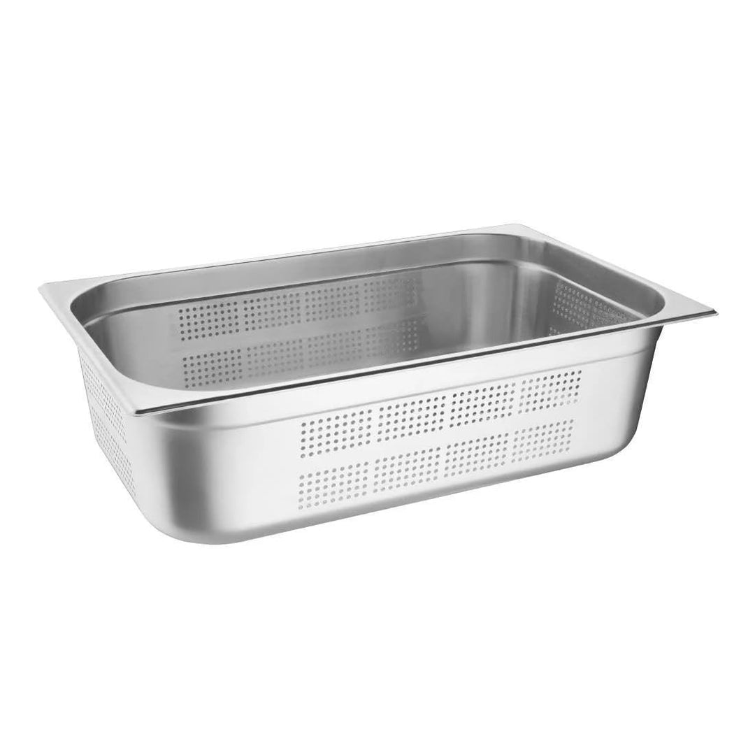 Vogue K842 GN-Behälter Edelstahl 20cm GN1/1 gelocht , 150mm, 150mm