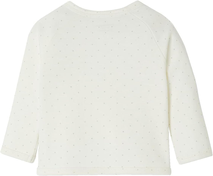 Vertbaudet Bio-Kollektion: Gemusterte Baby Jacke mit Druckknöpfen Basic Vert 50, Vert 50