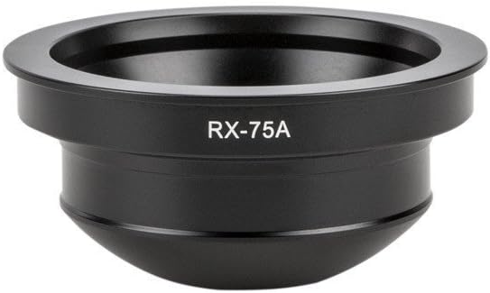 Sirui RX-75A Adapterhalbschale Durchmesser 75 mm für RX-Serie schwarz 75mm Halbschale, 75mm Halbscha