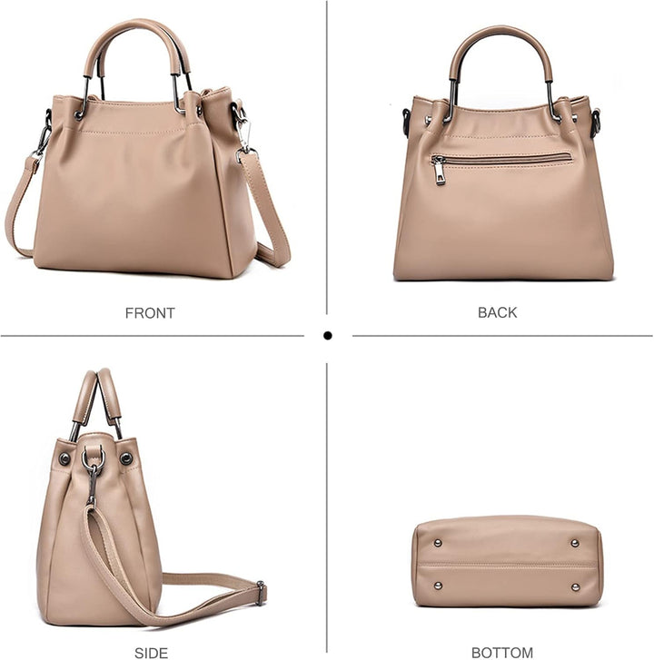 NICOLE & DORIS Designer Taschen Damen Elegante Handtasche Frauen Umhängetasche Einfach Schultertasch