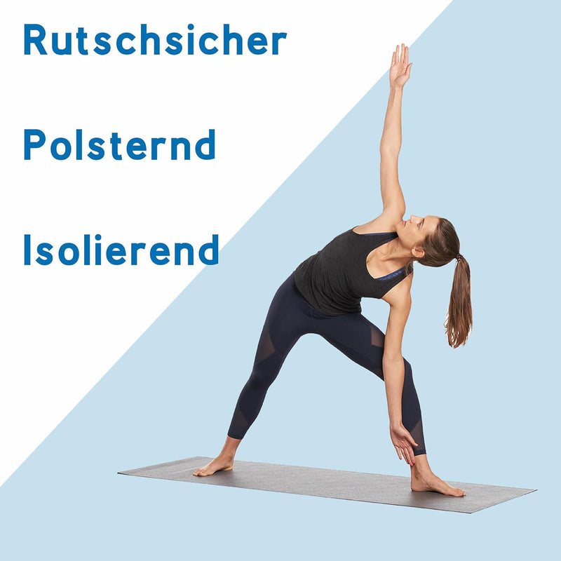 ARTZT vitality Yogamatte | Rutschfeste Sportmatte für Fitness, Yoga, Pilates | Nachhaltige Gymnastik