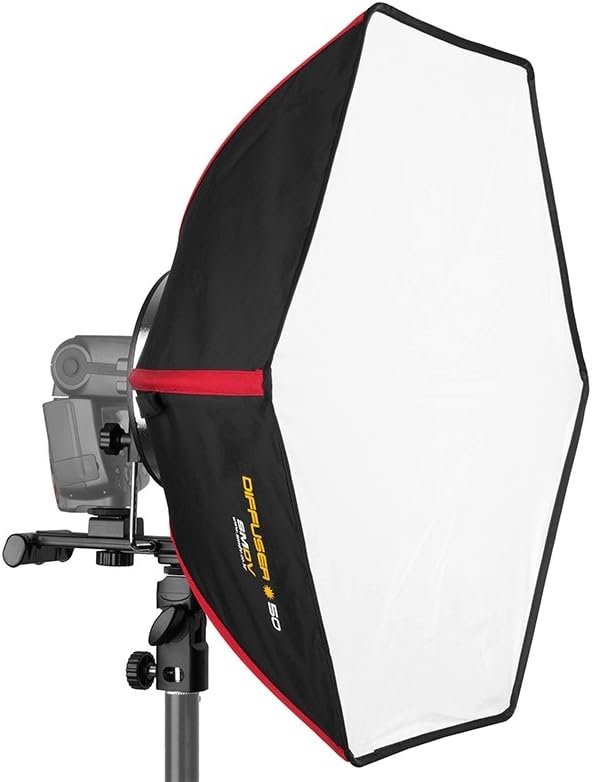 SMDV Speedbox-50 II Hexagon Softbox 54 cm für System- / Aufsteckblitzgeräte mit Streben aus Stahl