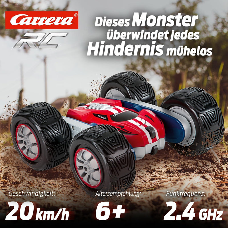Carrera RC 2,4GHz Turnator - 360° Flip Action I Ferngesteuertes Auto für drinnen & draussen I Elektr