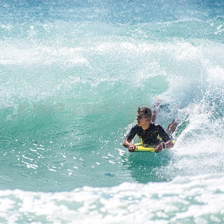 Aztron, ERIS 39 super leichtes und langlebiges Bodyboard für Anfänger, Unisex, Gelb
