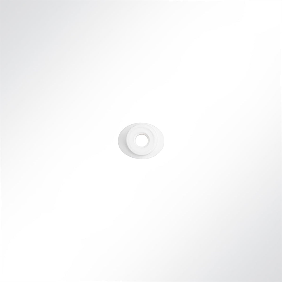Persenningknopf Oval Weiss D 12 mm (100 Stück) 11 x 14 x 12 mm (B x L x H) Weiss 100, 11 x 14 x 12 m