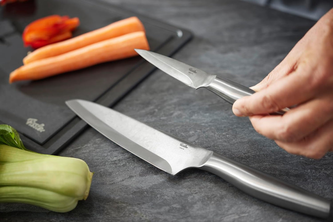 Fissler Essential/Edelstahl-Universalmesser (13 cm) rostfrei, Spülmaschinen-geeignet, Allzweck-Küche