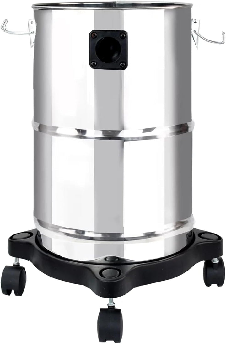 Syntrox 2 in 1 Edelstahl Aschesauger + Staubsauger Titana, Leicht und handlich, 4 Laufrollen, 1600 W