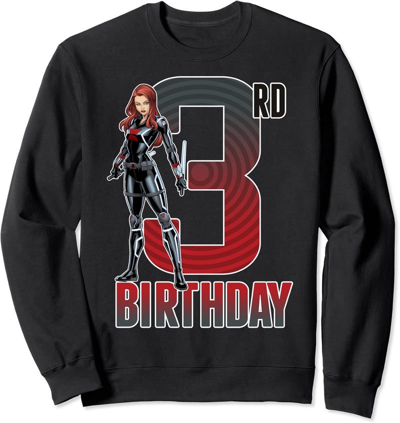 Marvel Black Widow 3rd Birthday Sweatshirt