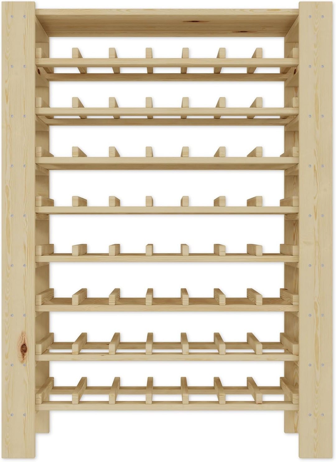 Lenmar Serie RW Weinregal aus Holz für Flaschen, Hellbeige, Wein, Flaschenregal, Kellerregal, Regale