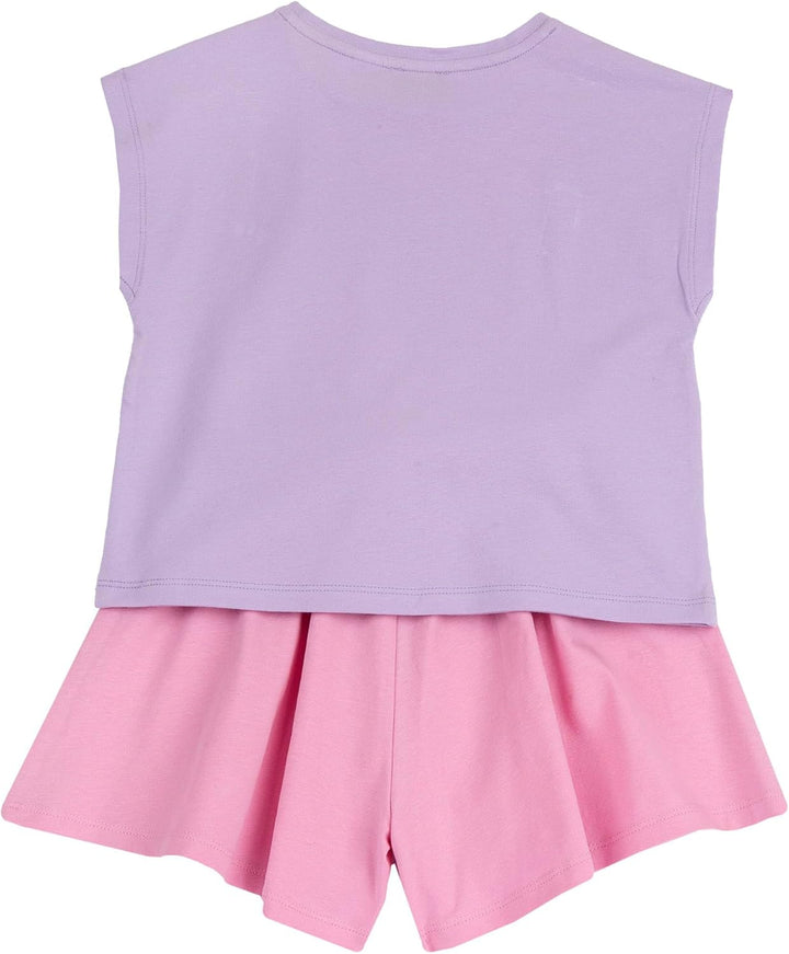 Chicco Mädchen Completo T-shirt E Pantaloncino T-shirt and shorts (1er Pack) 10 Jahre Flieder / Lila