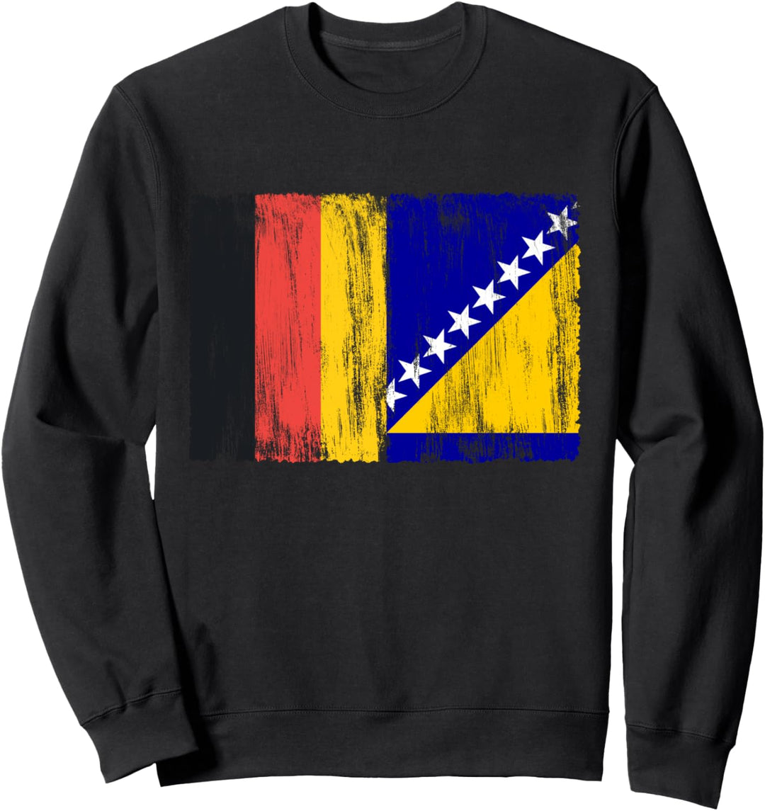 Deutschland und Bosnien Herzegowina Fahne Flaggen Sweatshirt