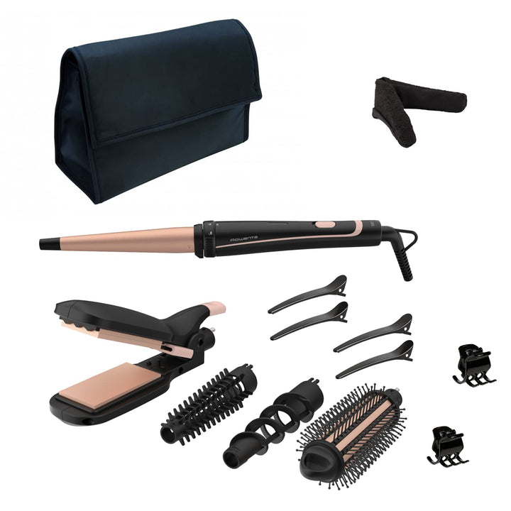 Rowenta CF4231 Infinite Looks 14-in-1 Multistyler | Keramikbeschichtung | kühle Spitze | Inklusive S